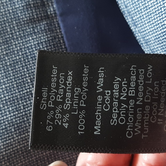 Ann Taylor Medium Blue Suiting Skirt - Picture 5 of 5